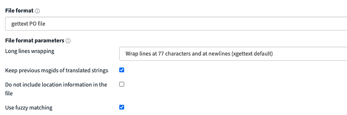 컴포넌트 파일 포맷 설정
